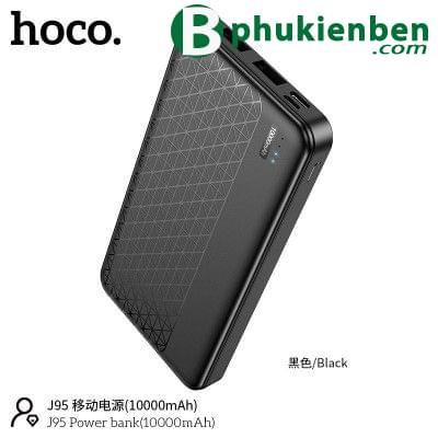 Pin sạc dự phòng Hoco J95 10.000mAh3 Hoco J95 không chỉ mạnh mẽ mà còn có một thiết kế tinh tế và nhẹ nhàng