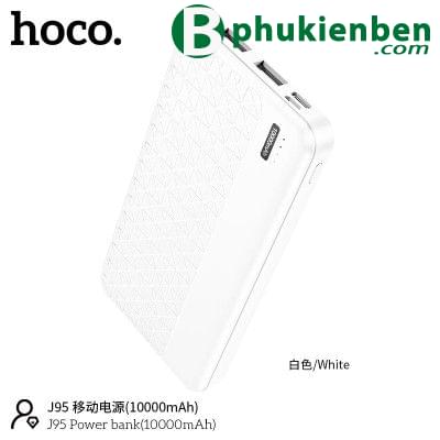 Pin sạc dự phòng Hoco J95 10.000mAh4 Hoco J95 cung cấp một trải nghiệm sạc an toàn và hiệu quả