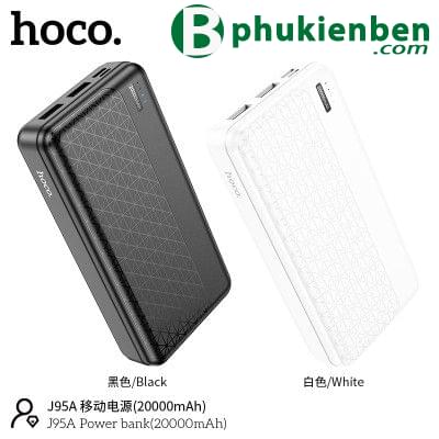 Pin sạc dự phòng Hoco J95A 20.000mAh9 Thiết kế của Hoco J95A rất thời trang và tiện lợi