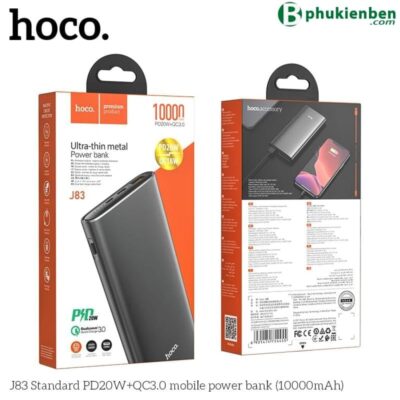Pin Sạc Dự Phòng Hoco J83 10.000mAh PD20W QC3.0 - Ảnh 5
