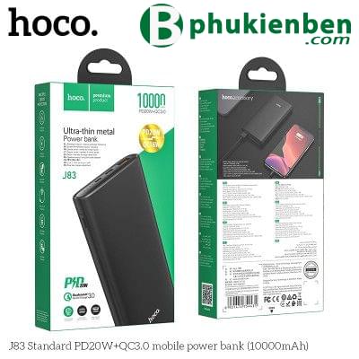 Pin sạc dự phòng Sạc Nhanh Hoco J83 10.000mAh ( QC3.0 và PD20W)4