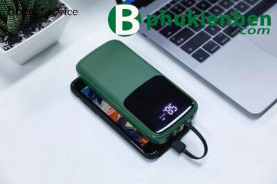 Sạc pin dự phòng Hoco DB07 -10.000mAh1 Pin Sạc Dự Phòng Hoco DB07 10.000mAh là một sự lựa chọn hoàn hảo cho việc giữ điện thoại của bạn luôn sạc đầy và sẵn sàng sử dụng