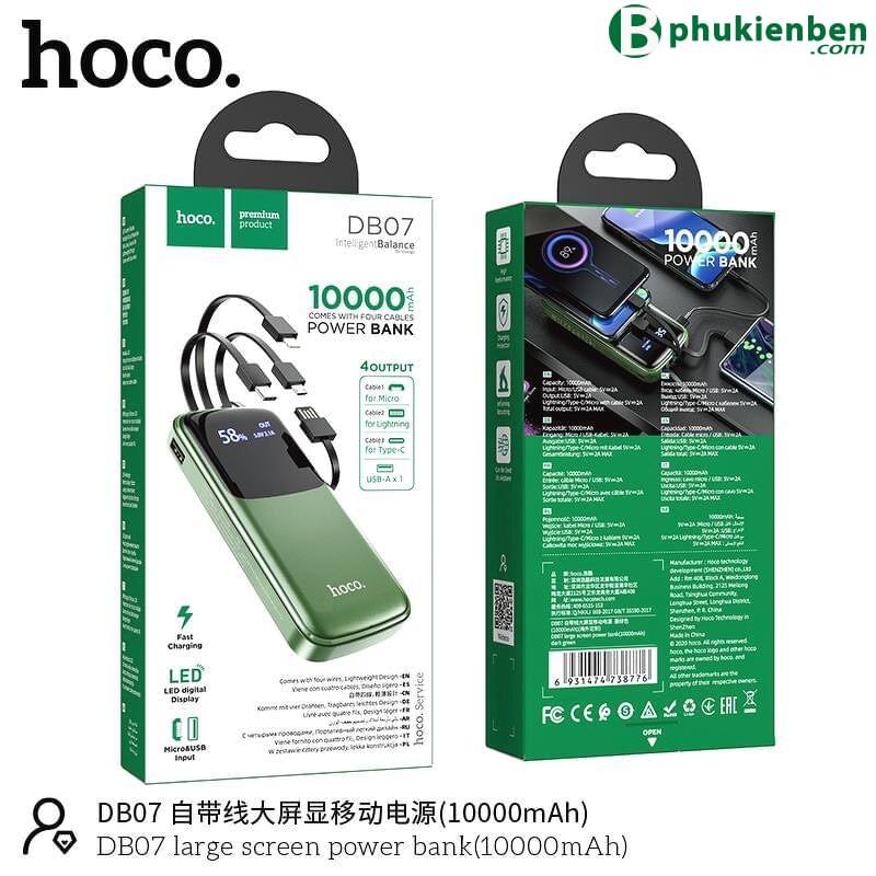 Sạc pin dự phòng Hoco DB07 -10.000mAh5