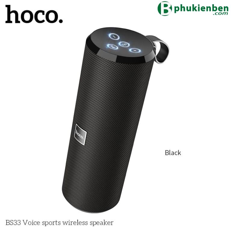 Loa Bluetooth Hoco BS33 thể hiện sự kết hợp hoàn hảo giữa thiết kế và hiệu suất âm thanh