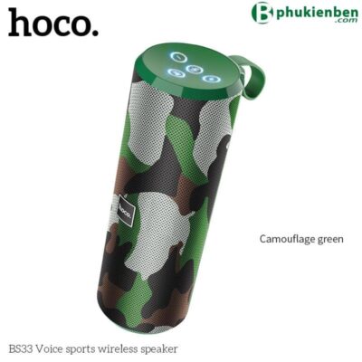 Loa Bluetooth Hoco BS33 Loa Bluetooth Hoco BS33 còn được tích hợp công nghệ kết nối Bluetooth tiên tiến