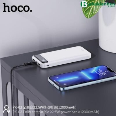 Pin Sạc Dự Phòng Hoco PK03 Sạc Nhanh (12.000mAh - PD22.5W) Pin Sạc Dự Phòng Hoco PK03 Sạc Nhanh (12.000mAh - PD22.5W) - Ảnh 5