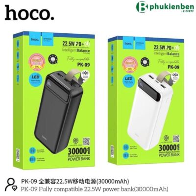 Pin Sạc Dự Phòng Hoco PK03 Sạc Nhanh (12.000mAh - PD22.5W) Pin Sạc Dự Phòng Hoco PK03 Sạc Nhanh (12.000mAh - PD22.5W) - Ảnh 2