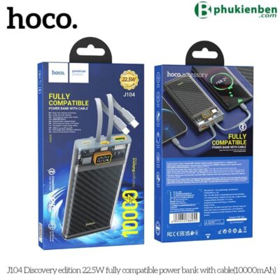 Pin sạc dự phòng J104 Discovery edition 22.5W 10000mAh