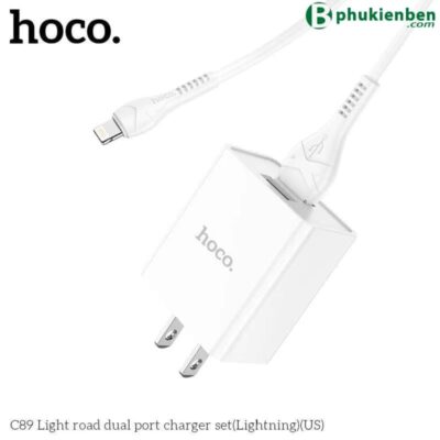 Điểm đáng chú ý nhất về bộ củ cáp sạc Hoco C89 Lightning chính là chất lượng và độ bền