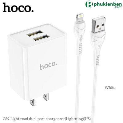 Bộ củ cáp sạc Hoco C89 Lightning là một sản phẩm độc đáo và tiên tiến