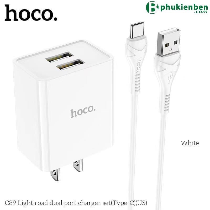 Bộ củ cáp sạc Hoco C89 typeC4
