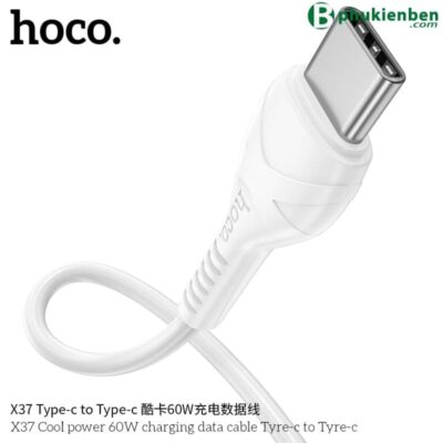 Cáp Sạc Hoco X37 C to C 60W - Ảnh 3