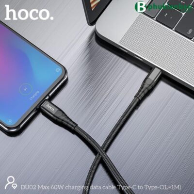 Cáp Sạc Nhanh Hoco DU02 TypeC - TypeC 1M - (60W) Cáp Sạc Nhanh Hoco DU02 TypeC - TypeC 1M - (60W) - Ảnh 4