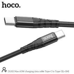 Cáp Sạc Nhanh Hoco DU02 TypeC – TypeC 1M – (60W) là một sự lựa chọn không thể bỏ qua
