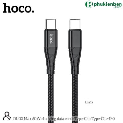 Cáp Sạc Nhanh Hoco DU02 TypeC - TypeC 1M - (60W) Cáp Sạc Nhanh Hoco DU02 TypeC - TypeC 1M - (60W) - Ảnh 7