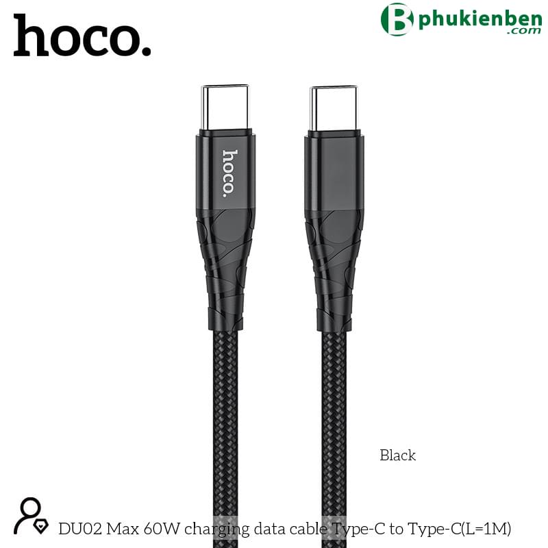 Cáp Sạc Nhanh Hoco DU02 TypeC - TypeC 1M - (60W)7