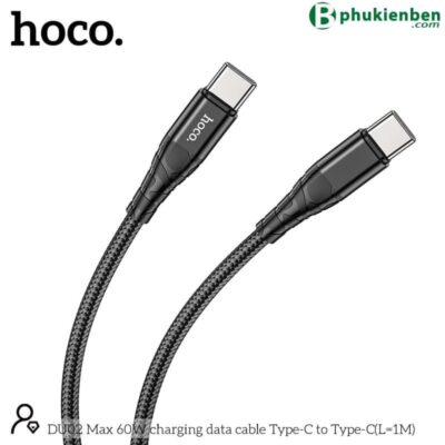 Cáp Sạc Nhanh Hoco DU02 TypeC - TypeC 1M - (60W) Cáp Sạc Nhanh Hoco DU02 TypeC - TypeC 1M - (60W) - Ảnh 8