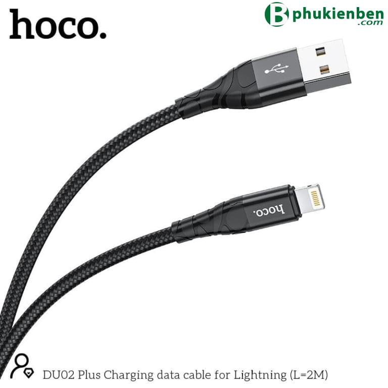 Cáp sạc Hoco DU02 Lightning 2M là một sản phẩm chất lượng