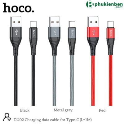 Cáp sạc Hoco DU02 Micro 1M Cáp sạc Hoco DU02 Micro 1M - Ảnh 2