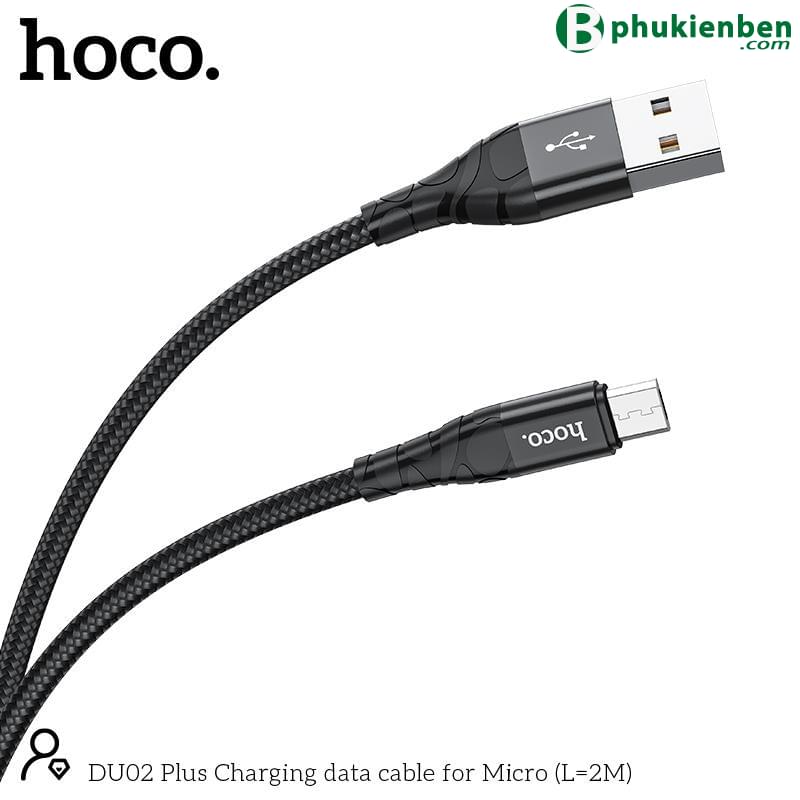 Cáp sạc Hoco DU02 micro 2m2