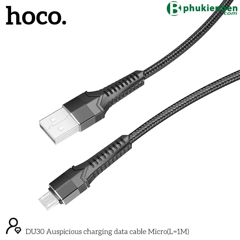 Cáp sạc Hoco DU30 Micro 1m6 DU30 Micro 1M là một sản phẩm tuyệt vời được cung cấp bởi Kho Sỉ Phụ Kiện Bền
