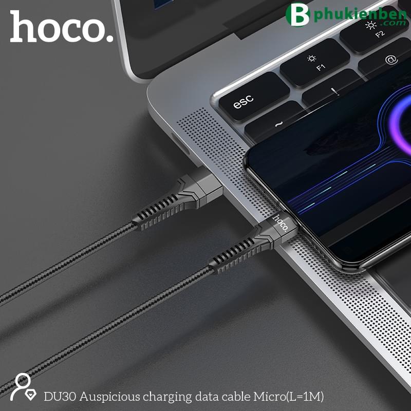 Cáp sạc Hoco DU30 Micro 1m7