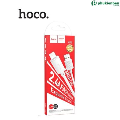 Cáp sạc Hoco X88 Lightning 2.4A