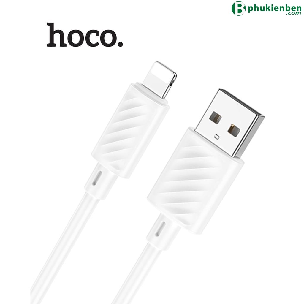 Cáp sạc Hoco X88 lightning 2.4A4 Cáp sạc Hoco X88 được sản xuất với chất liệu cao cấp, đảm bảo độ bền vượt trội