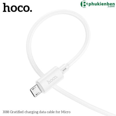 Cáp Sạc Hoco X88 Micro USB 1M 2.4A – Sạc Và Truyền Dữ Liệu Cáp Sạc Hoco X88 Micro USB 1M 2.4A – Sạc Và Truyền Dữ Liệu - Ảnh 3