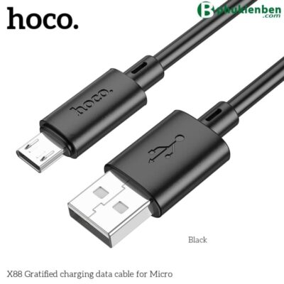 Cáp Sạc Hoco X88 Micro USB 1M 2.4A – Sạc Và Truyền Dữ Liệu Cáp sạc Hoco X88 Micro còn có thiết kế thời trang với chất liệu cao cấp