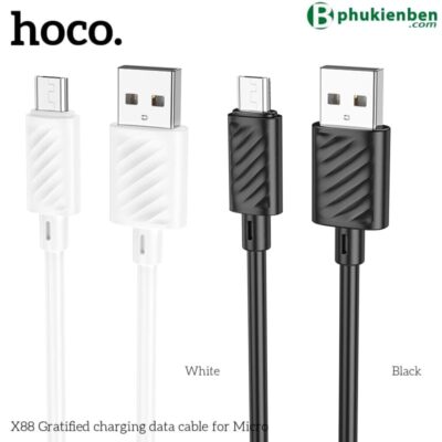Cáp Sạc Hoco X88 Micro USB 1M 2.4A – Sạc Và Truyền Dữ Liệu Cáp Sạc Hoco X88 Micro USB 1M 2.4A – Sạc Và Truyền Dữ Liệu - Ảnh 5
