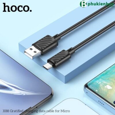 Cáp Sạc Hoco X88 Micro USB 1M 2.4A – Sạc Và Truyền Dữ Liệu Cáp Sạc Hoco X88 Micro USB 1M 2.4A – Sạc Và Truyền Dữ Liệu - Ảnh 8