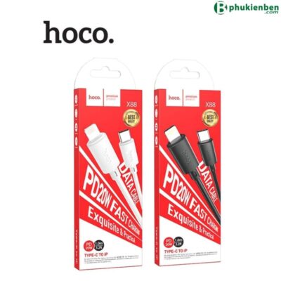 Cáp sạc nhanh Hoco X88 PD typeC to Lightning