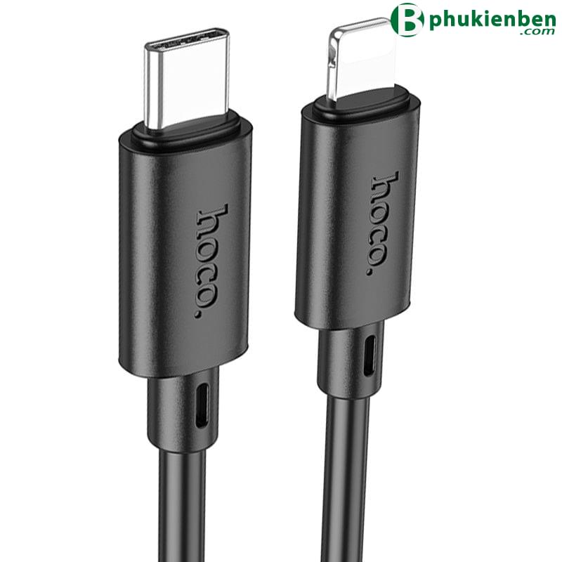 Cáp sạc nhanh Hoco X88 PD typeC-lightning2 Cáp sạc Hoco X88 PD typeC to Lightning giúp bạn tiết kiệm thời gian mỗi khi sạc thiết bị di động