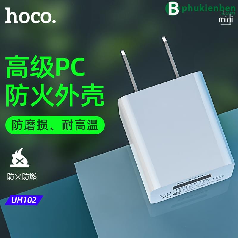 Củ Sạc Hoco C80 - HCủ Sạc Hoco UH102ỗ trợ sạc nhanh QC3.0 PD20W6