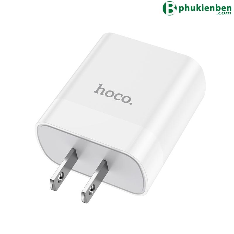 Củ Sạc Hoco C80 - Hỗ trợ sạc nhanh QC3.0 PD20W3 ủ Sạc Hoco C80 có khả năng cung cấp năng lượng mạnh mẽ