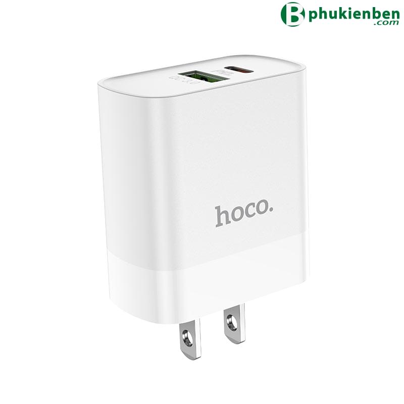 Củ Sạc Hoco C80 - Hỗ trợ sạc nhanh QC3.0 PD20W4