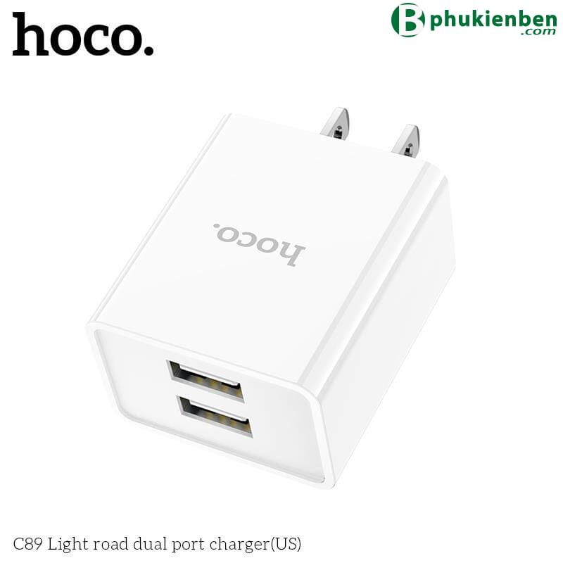 Củ Sạc Hoco C89 Củ sạc Hoco C89 đem lại nhiều tính năng ấn tượng