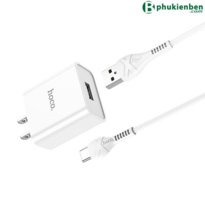 Củ sạc Hoco C81 typeC Củ sạc Hoco C81 Type-C là một sản phẩm xuất sắc