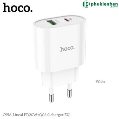 Củ sạc nhanh Hoco C95A 20W - Ảnh 2