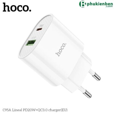 Củ sạc nhanh Hoco C95A 20W - Ảnh 4