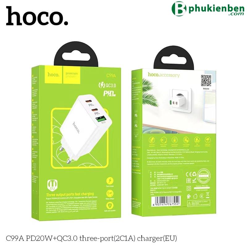 Củ sạc nhanh Hoco C99A PD20W QC3.01