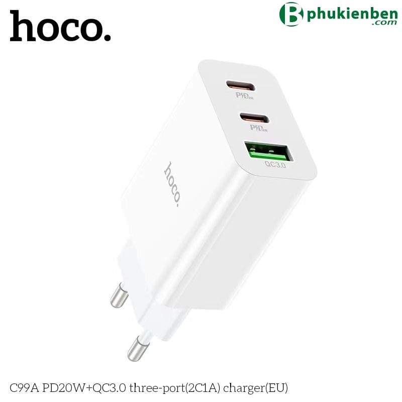 Củ sạc nhanh Hoco C99A PD20W QC3.03