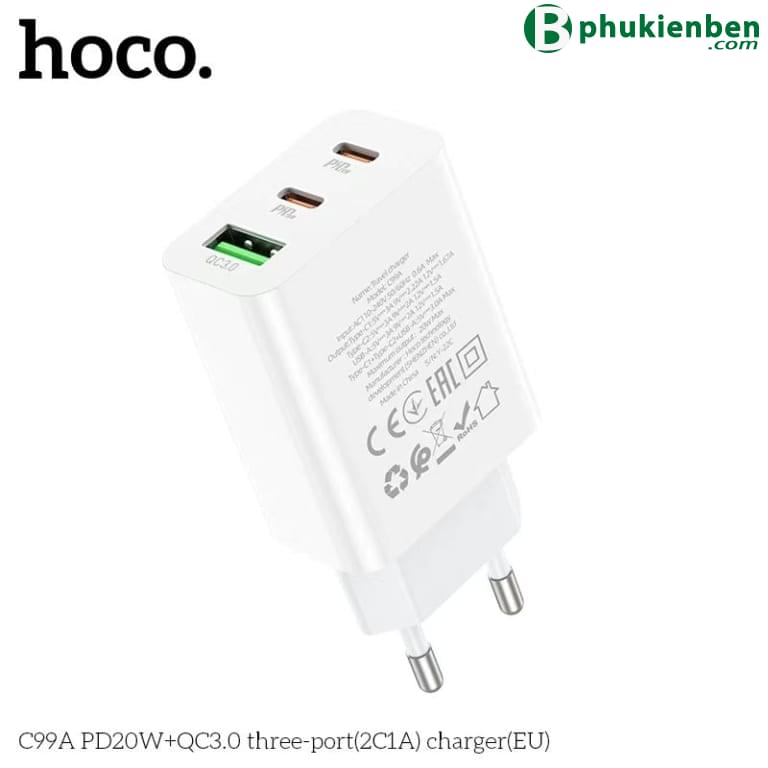 Hoco C99A PD20W QC3.0 - một giải pháp hoàn hảo cho nhu cầu sạc nhanh của bạn