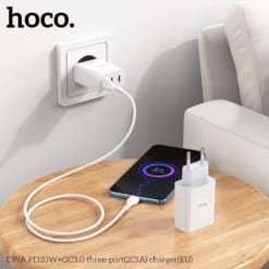 Hoco C99A PD20W QC3.0 đặc biệt được thiết kế để cung cấp khả năng sạc nhanh vượt trội với công nghệ PD20W