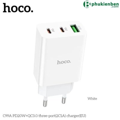 Củ sạc nhanh Hoco C99A PD20W QC3.0 - Ảnh 8
