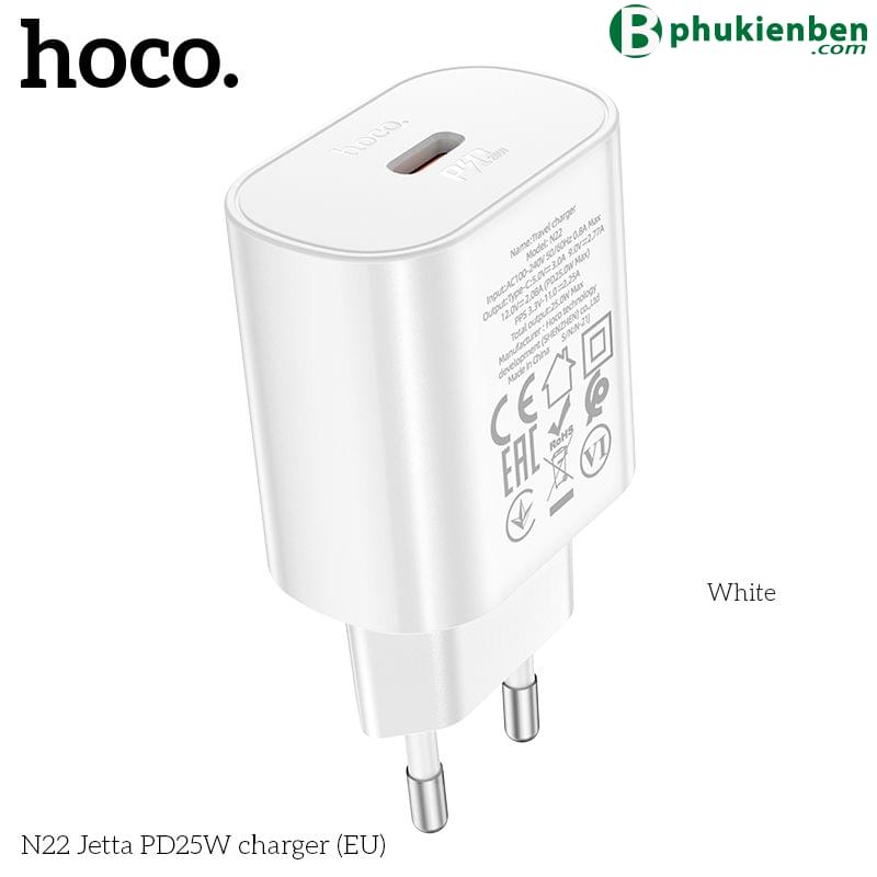 Củ sạc nhanh Hoco N22 25W03 Hoco N22 25W là một sản phẩm chất lượng cao