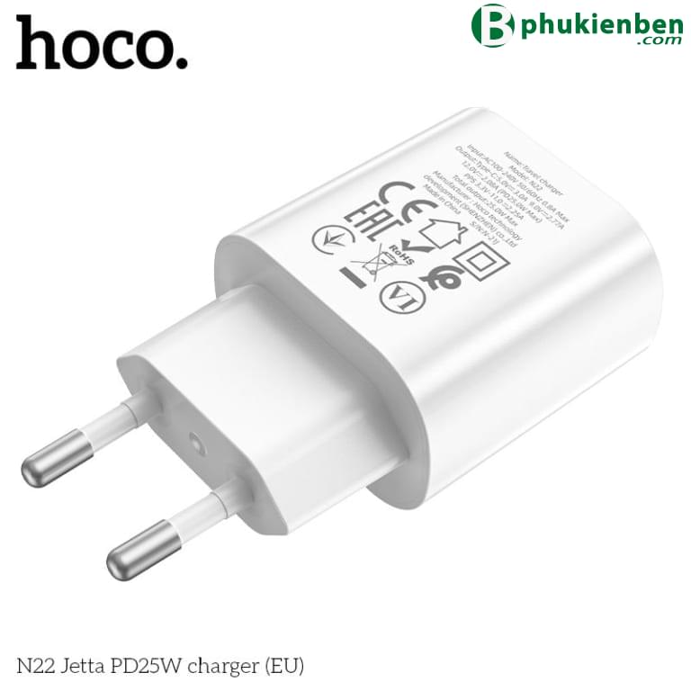 Củ Sạc Nhanh Hoco N22 25W là một sản phẩm nổi bật trong thế giới của phụ kiện điện thoại