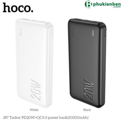 Sạc dự phòng Hoco J87 10.000mAh PD 20W Sạc dự phòng Hoco J87 10.000mAh PD 20W - Ảnh 3