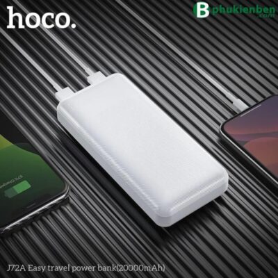 Pin sạc dự phòng J72A 20.000mAh Pin sạc dự phòng J72A có thiết kế nhỏ gọn và tiện lợi